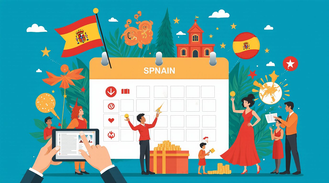 In welcher Kalenderwoche sind die meisten spanischen Feiertage?